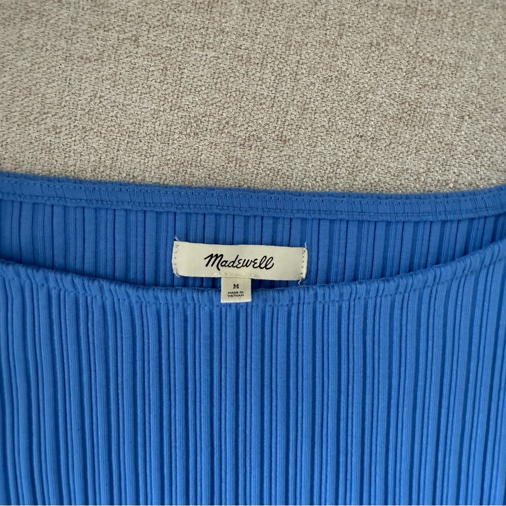 Madewell Ribbed Boatneck Tank - Picture 2 of 4
